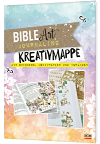 Bible Art Journaling. Kreativmappe mit Stickern, Motivpapier und Vorlagen