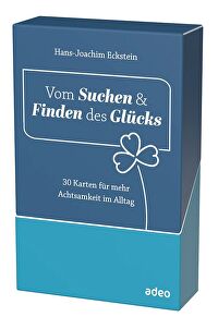 Vom Suchen und Finden des Glücks - Aufstellbox - 30 Karten für mehr Achtsamkeit im Alltag