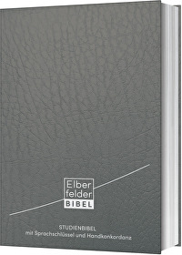 Elberfelder Studienbibel, Leder, mit Sprachschlüssel und Handkonkordanz