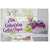 Faltkarte: Zum Geburtstag Gottes Segen