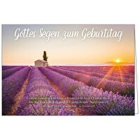 Faltkarte: Gottes Segen zum Geburtstag