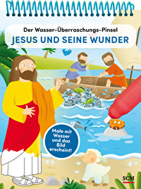 Der Wasser-Überraschungs-Pinsel - Jesus und seine Wunder - Male mit Wasser und das Bild erscheint!