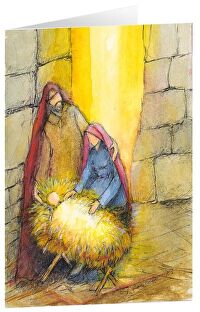 Kunstkarten \"Der Retter ist geboren\" 6 Stk.