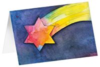 Kunstkarten \"Stern in dunkler Nacht\" 6 Stk.