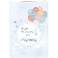 Faltkarte: Gute Wünsche zur Segnung
