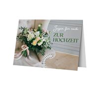 Faltkarte - Zur Hochzeit - Segen für euch