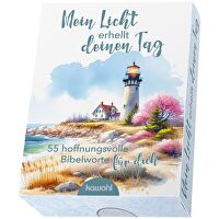 Karten-Box: Mein Licht erhellt deinen Tag - 55 hoffnungsvolle Bibelworte für dich