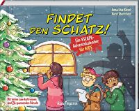 Findet den Schatz! - Ein Escape-Adventskalender für Kids - Mit Seiten zum Auftrennen und 24 spannenden Rätseln