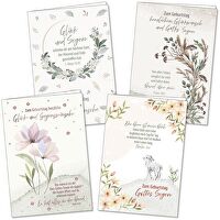 Faltkartenserie: Geburtstag, 4 Stück