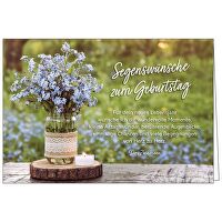 Faltkarte: Segenswünsche zum Geburtstag