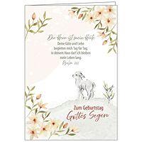 Faltkarte: Zum Geburtstag Gottes Segen