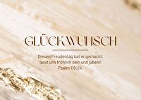 Postkarte \"Glückwunsch\"