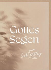 Faltkarten \"Gottes Segen zum Geburtstag\" - 1. Thessalonicher 5:16-18