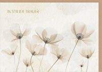 Faltkarte \"In stiller Trauer\", veredelt - Psalm 138:3