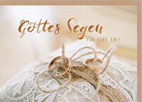 Faltkarte \"Gottes Segen\" - Ringe - Kolosser 3,14
