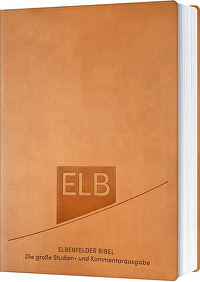 Elberfelder Bibel. Die große Studien- und Kommentarausgabe, Kunstleder Beige