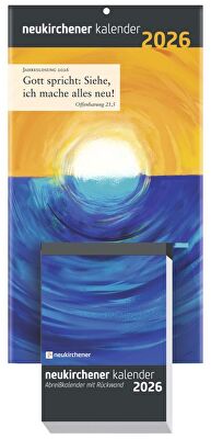 Neukirchener Abreißkalender 2026 - mit Rückwand - Gott spricht: Siehe, ich mache alles neu! Offenbarung 21,5