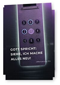 Jahreslosung 2026 - Postkarten 10 Stk. - Gott spricht: Siehe, ich mache alles neu! Offenbarung 21,5