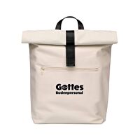 Rucksack Rolltop \"Gottes Bodenpersonal\"