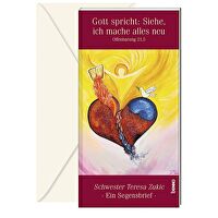 Jahreslosung 2026 - Segensbrief - Gott spricht: Siehe, ich mache alles neu! Offb 21,5