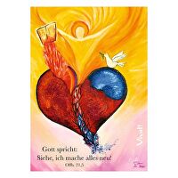 Jahreslosung 2026 - Postkarte 10er Set - Gott spricht: Siehe, ich mache alles neu! Offb 21,5