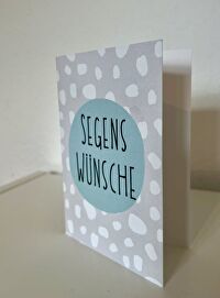 Faltkarte \"Segenswünsche\"