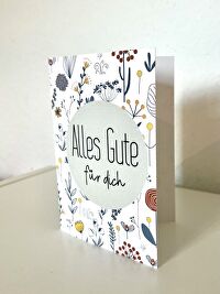Faltkarte \"Alles Gute\"