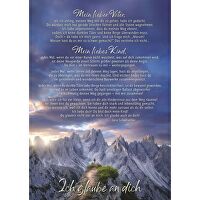 Postkarten: Ich glaube an dich, 4 Stück