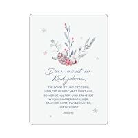 Postkarte \"Denn uns ist ein Kind geboren...\"