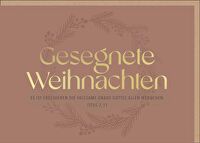 Faltkarte \"Gesegnete Weihnachten\" Titus 2,11