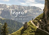 Postkarten \"Gottes Segen\"  - Wanderweg 12 Stück - auf all deinen Wegen!