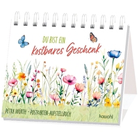 Du bist ein kostbares Geschenk - Aufstellbuch - Postkarten-Aufstellbuch