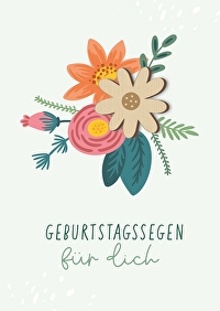 Faltkarte - Geburtstagssegen für dich