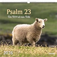 Psalm 23 - Wandkalender 2026 - Der Herr ist mein Hirte