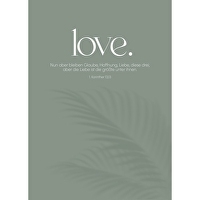 Postkarten: love. 4 Stück