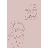 Postkarten: Be still and know 4 Stück - that I am God Psalm 46,10