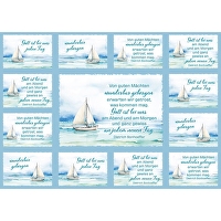 Aufkleber-Grußkarten: Von guten Mächten, 4 Stück