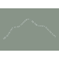 Postkarten: I lift up my eyes 4 Stück - to the mountains - My help comes from the Lord.