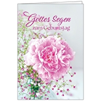 Faltkarte: Gottes Segen zum Geburtstag