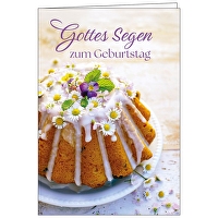 Faltkarte: Gottes Segen zum Geburtstag