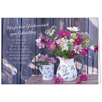 Faltkarte: Herzlichen Glückwunsch zum Geburtstag