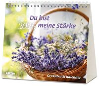 Du bist meine Stärke 2026 - Tischkalender - Grossdruck-Kalender