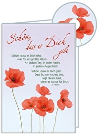 CD-Card: Schön, dass es dich gibt - Geburtstag