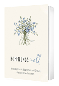 hoffnungs.voll &ndash; Postkartenset - 18 Postkarten mit Bibelversen und Grüßen, die von Herzen kommen