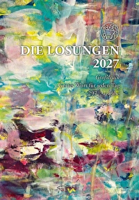 Losungen 2027 bunt, Geschenkausgabe - Großdruck - Gottes Wort für jeden Tag 297. Ausgabe