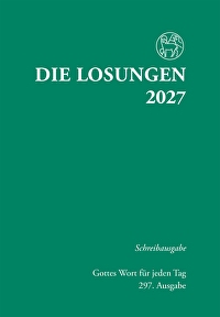 Losungen 2027 grün, Schreibausgabe - Gottes Wort für jeden Tag 297. Ausgabe