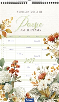 Wortschatzgalerie Poesie 2027 - Familienplaner