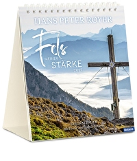 Fels meiner Stärke 2027 - Tischkalender - Bergkalender mit Fotografien von Lothar Scherer