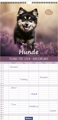 Familienplaner Hunde 2027 - Freunde fürs Leben