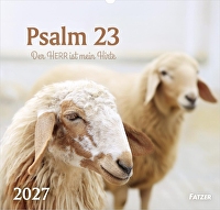 Psalm 23 - Wandkalender 2027 - Der Herr ist mein Hirte